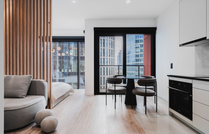 Studio typu Deluxe z łóżkiem typu queen-size na 16. piętrze