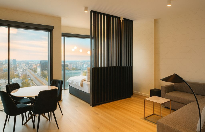 Studio typu Deluxe na 21 piętrze