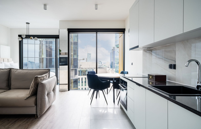 Studio typu Deluxe na 27 piętrze